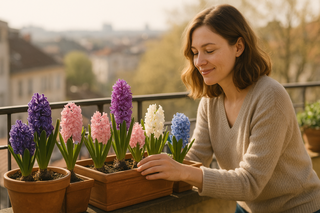 Poți obține înfloriri eșalonate de zambile pe balcon tot sezonul de primăvară?