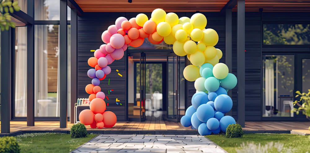 Cum se umfla baloanele mari?