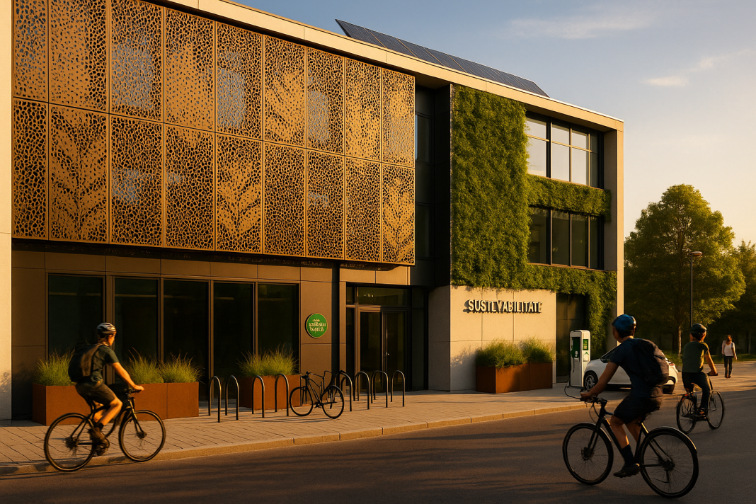 Cum sunt influențate panourile traforate metalice de tendințele ecologice