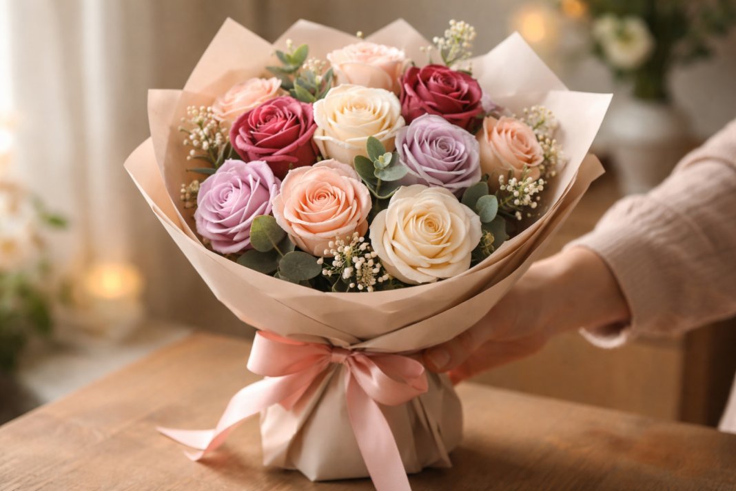 Ce culori se potrivesc cel mai bine pentru un buchet de trandafiri de săpun oferit cadou?