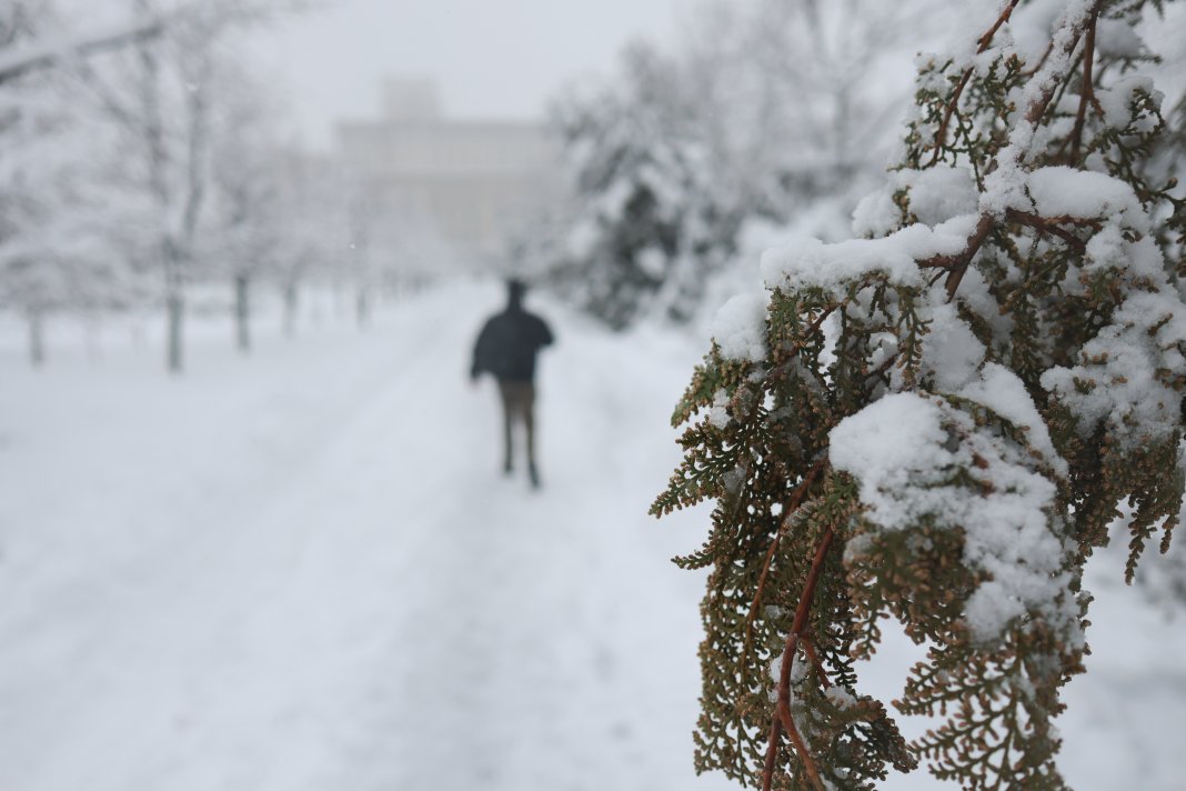 Ninsori și vânt puternic în București și 16 județe: șosele închise, restricții de circulație, întârzieri la trenuri și zboruri