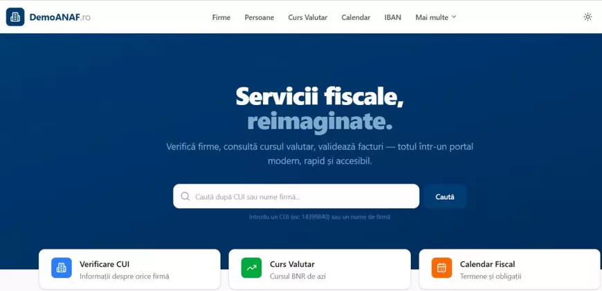 Un programator nemulțumit a reconstruit site-ul ANAF în doar două ore pentru a arăta că digitalizarea statului este simplă. Un programator nemulțumit a reconstruit site-ul ANAF în doar două ore pentru a arăta că digitalizarea statului este simplă.