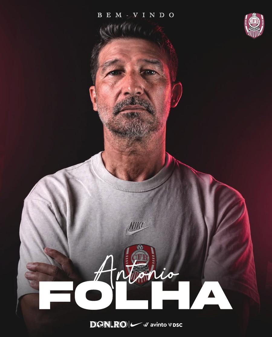CFR Cluj își anunță noul antrenor: „Bem-vindo”